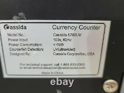 Cassida 5700 UV MG Professional Currency Counter With UV Counterfeit Detection