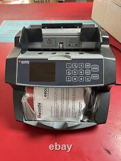 Cassida 6600 UV Currency Counter withValuCount 6600UV Pre owned