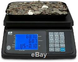Coin Counting Scale Money Cash Weigh Machine Currency Counter Checker USD ZZap