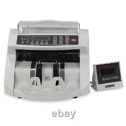 Commercial Bill Counter Money Machine Counterfeit Currency Cash Count Detector