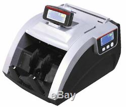 Counterfeit Detector Banknote Counter Currency Bills Commercial Sleek Automatic