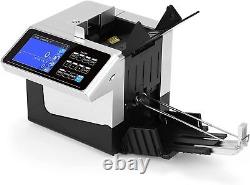 Counterfeit Money Detector Automatic Currency Counter IR UV MG Check Dollar Bill