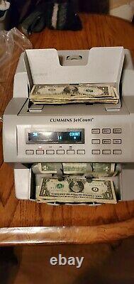 Cummins Allision JetCount Model 4020 Cash Bill Money Currency Counter