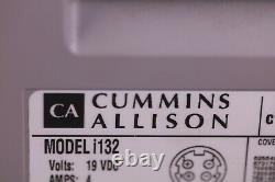 Cummins Allison JetScan iFX i100 Currency Counter Model i132 With Power Supply