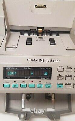 Cummins Allison Jetscan 4062 One-Pocket Money Bill Counter and Currency Scanner