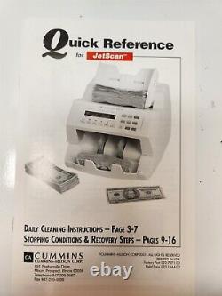 Cummins Allison Jetscan 4062 One-Pocket Money Bill Counter and Currency Scanner