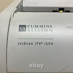 Cummins Allison i131 JetScan IFX i100 Automated Currency Counter NO Power Supply