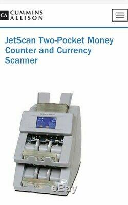 Cummins JetScan 2-Pocket Currency Counter 4096 Fully Refurbished