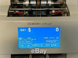 Cummins JetScan 2-Pocket Currency Counter 4096 Sorting Facing Bill Counterfeit