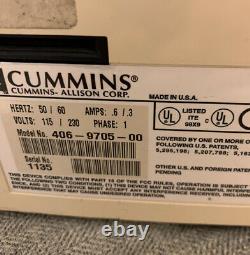 Cummins JetScan 406-9705-00 Currency Counter Power Tested