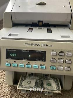 Cummins JetScan 4062 Currency Money Bill Counter 406-9702-00 READ DESCRIPTION