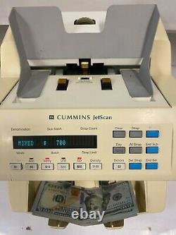 Cummins JetScan 4065 Currency Money Bill Counter reads new $100 bills