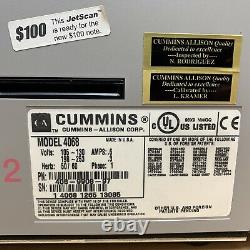 Cummins JetScan Currency Counter 4068 Reads New $100 bills -Clean Works Great