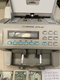 Cummins JetScan Currency Counter 4068 USEDWorking Fine