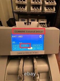 Cummins JetScan Currency Counter Model 4099 Universal Refurbished
