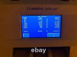 Cummins JetScan model 4096 2-Pocket Currency Scanner Excellent Shape Little Use