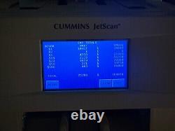 Cummins JetScan model 4096 2-Pocket Currency Scanner Excellent Shape Little Use