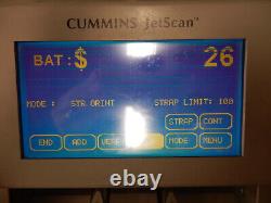 Cummins JetScan model 4096 2-Pocket Currency Scanner TESTED-READ