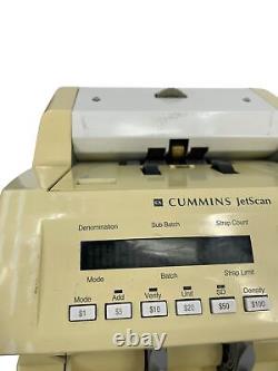 Cummins Jetscan 4065 Currency Bill Counter Machine 406-9905-00 #U2035