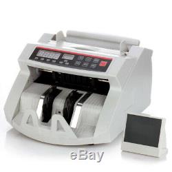 Currency Money Bill Counter Cash Counting Machine Counterfeit UV MG Detector