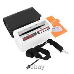Currency Money Counter Bill Counting Machine Counterfeit Detector Rechargeable