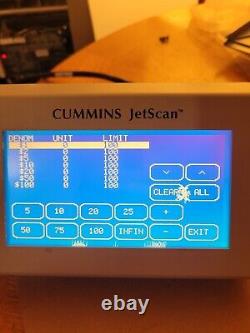 DISPLAY Cummins JetScan model 4096 4098 2-Pocket Currency Scanner Display Only
