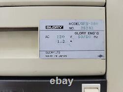 Glory GFR-S80 1.5 Pocket Currency Counter/Sorter/Discriminator TESTED EB-10747