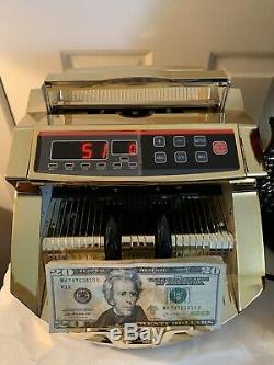Gold Money Counter Plated Machine Vintage Ben Bill Multi Currency Chrome Baller