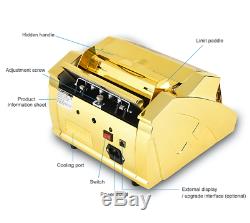 Gold Plated Money Counter Brand New Multi-Currency NOT BEN BALLER COUNTER