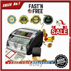 Hot Money Bill Cash Counter Bank Machine Currency Counting UV MG Counterfeit