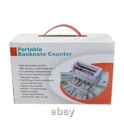 K-1000 Portable Money Counter Money Detector UV MG Mini Currency Bill Counting
