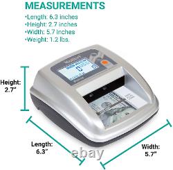 Kolibri Bishop Fake Currency Detector with 5 Advanced Counterfeit Detection Capa