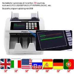 LCD Money Bill Currency Counter IR MG UV Counterfeit Detector Mix Counting N3C3