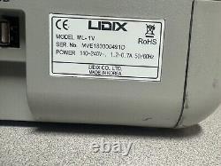 LIDIX ML-1V Mixed Currency Discriminator counter recondition S/N MVE180300491D