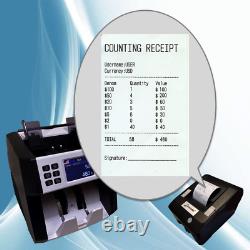 MA-180S Mixed Denomination Money Counter Machine, Multi-Currency USD, GBP& EUR, B