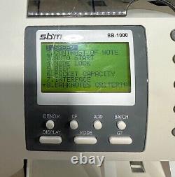 MOSTLY TESTED Shinwoo SB-1000 Money Counter And Counterfeit Currency Detector