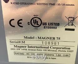 Magner 75 UM Currency Counter with Counterfeit detection S/N 108981