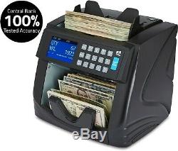 Mixed Bill Counter Cash Money Currency Counting Counterfeit Detector Machine