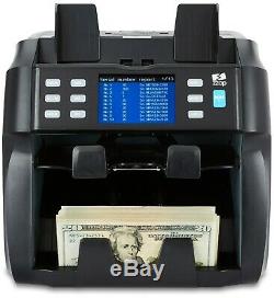 Mixed Bill Counter Sorter Cash Money Currency Counting Counterfeit Machine ZZap