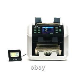 Mixval Mv3 Dual Pocket Mixed Money Cash Bill Counter And Sorter Brand New