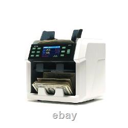 Mixval Mv3 Dual Pocket Mixed Money Cash Bill Counter And Sorter Brand New