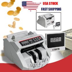 Money Bill Cash Counter Bank Machine Currency Count Counting UV MG Counterfeit