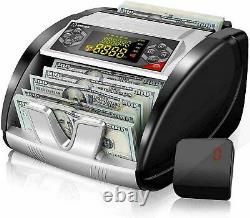 Money Bill Cash Counter Bank Machine- Currency Counting UV/MG Counterfeit 1000$