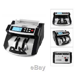 Money Bill Cash Counter Bank Machine Currency Counting Uv & Mg Counterfeit F8H3