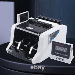 Money Bill Cash Counter Counting Machine Multi-Currency Counterfeit Detection US
