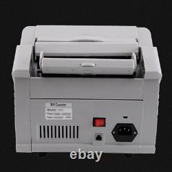 Money Bill Cash Counter Currency Count Machine Bank Counterfeit UV & MG New