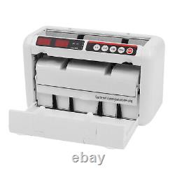 Money Bill Cash Counter Currency Counting Counterfeit Detect Bank Machine 25w US