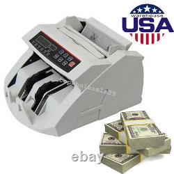 Money Bill Cash Counter Currency Counting Machine UV MG Counterfeit Detector