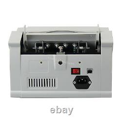 Money Bill Cash Counter Currency Counting Machine UV MG Counterfeit Detector