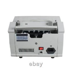 Money Bill Cash Currency Counter Counting Machine Bank UV MG Counterfeit Detect